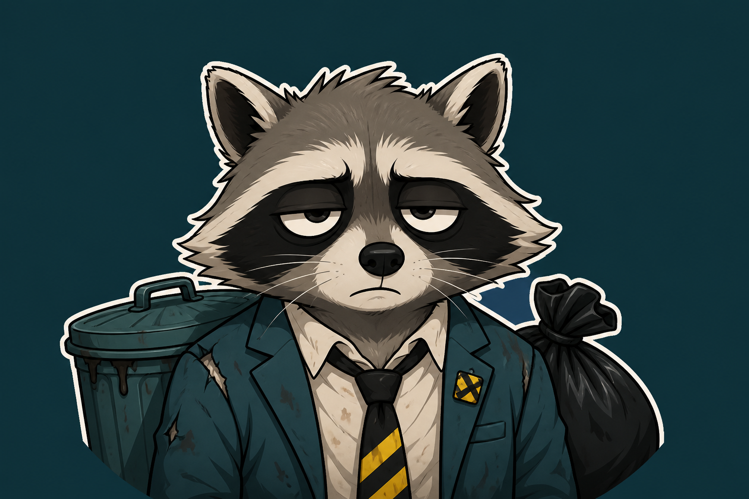 Reggie the Business Raccoon